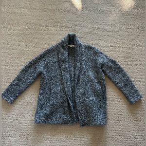 LOFT Gray Wool Cardigan